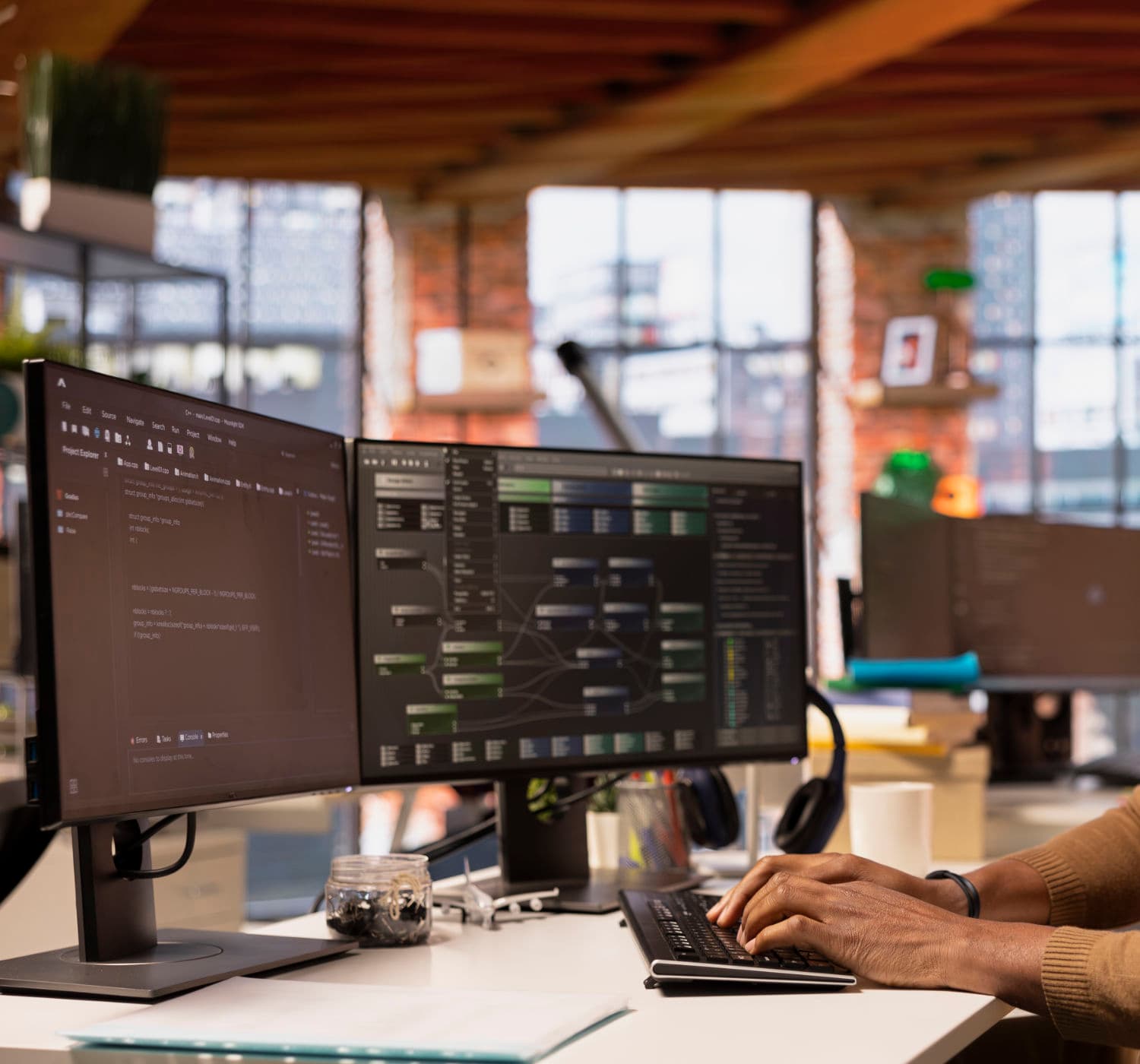 scrolling background